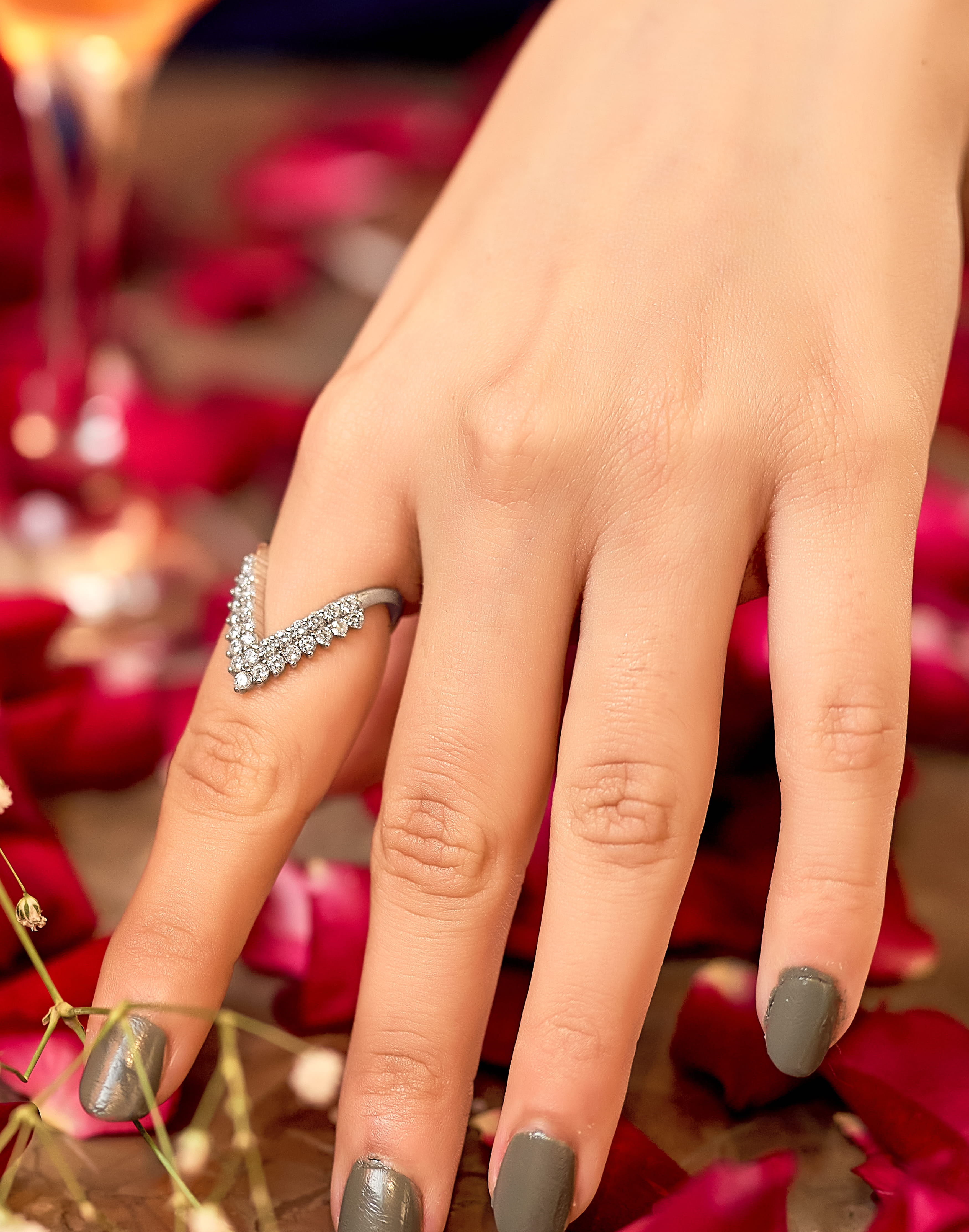 RUDRAKSH SILVER OM RUDRA MALA 925 (7-8MM)