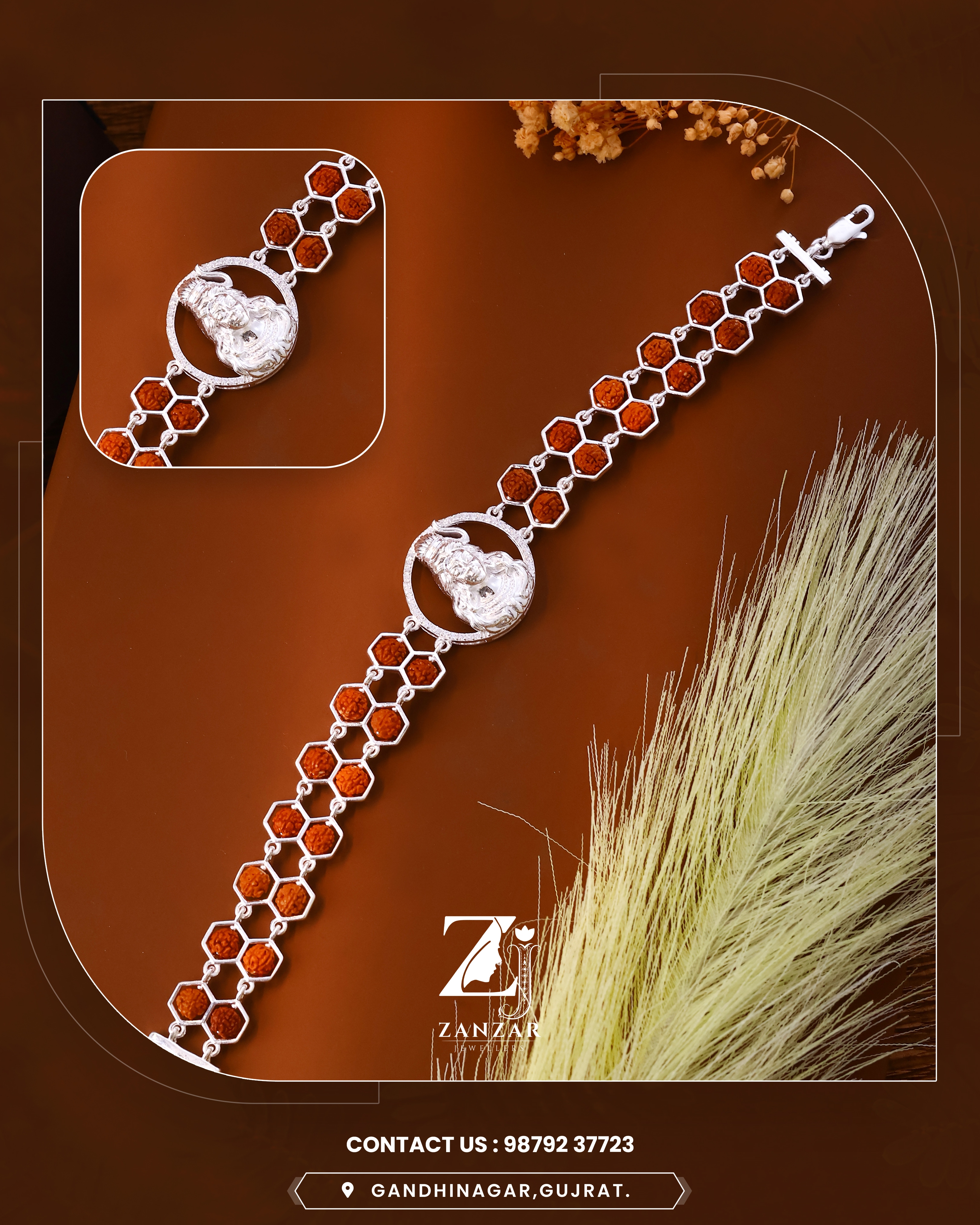 RUDRAKSH RUDRADEVA BRACELET 925