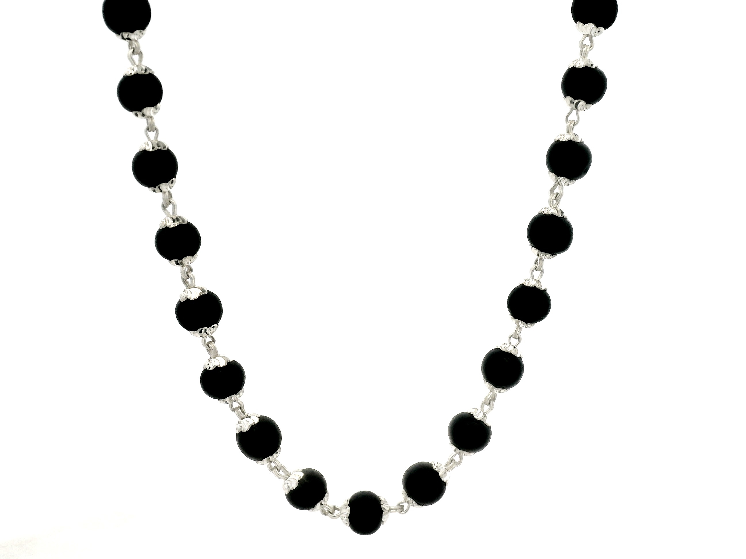 KARUNGALI MALA 925 C CUP TOPRI (6-7 MM)