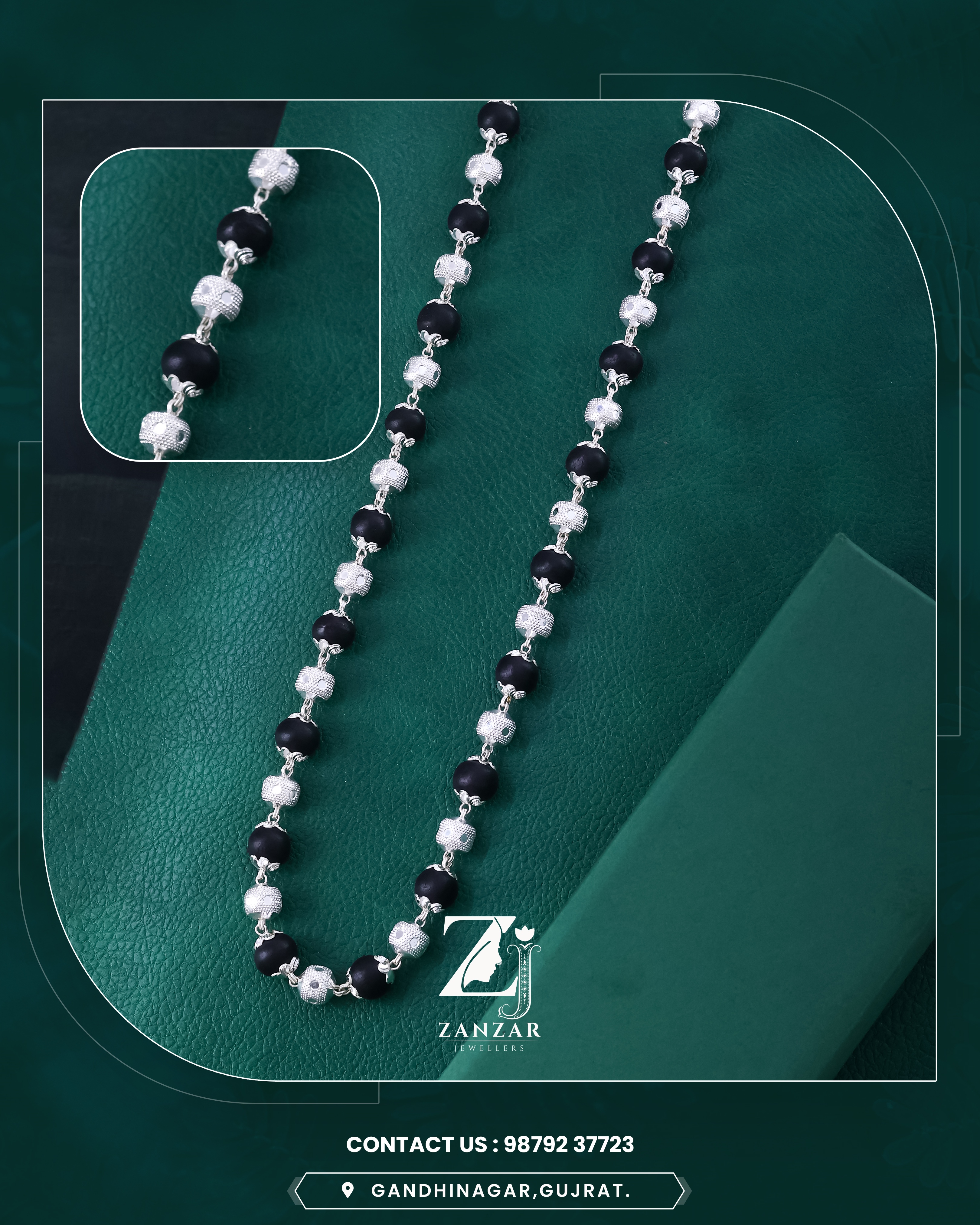 KARUNGALI FANCY MALA 925