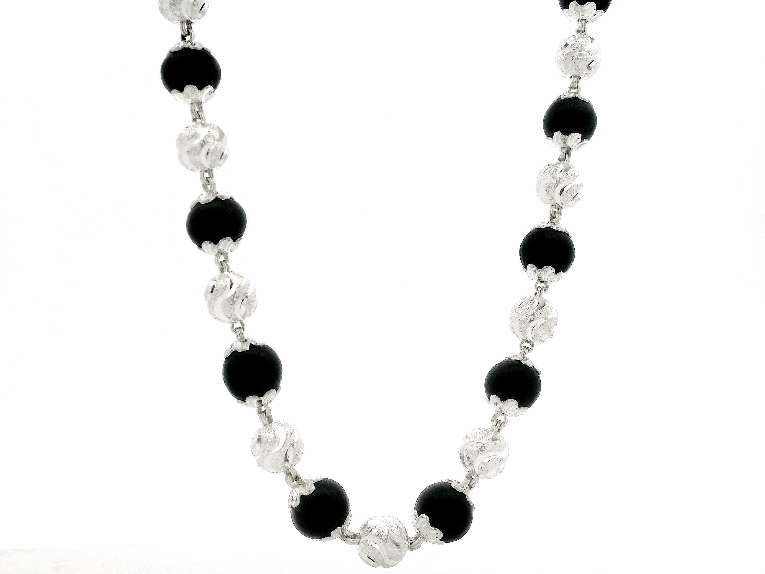 KARUNGALI FANCY S CUT MALA 925 (7-8MM)