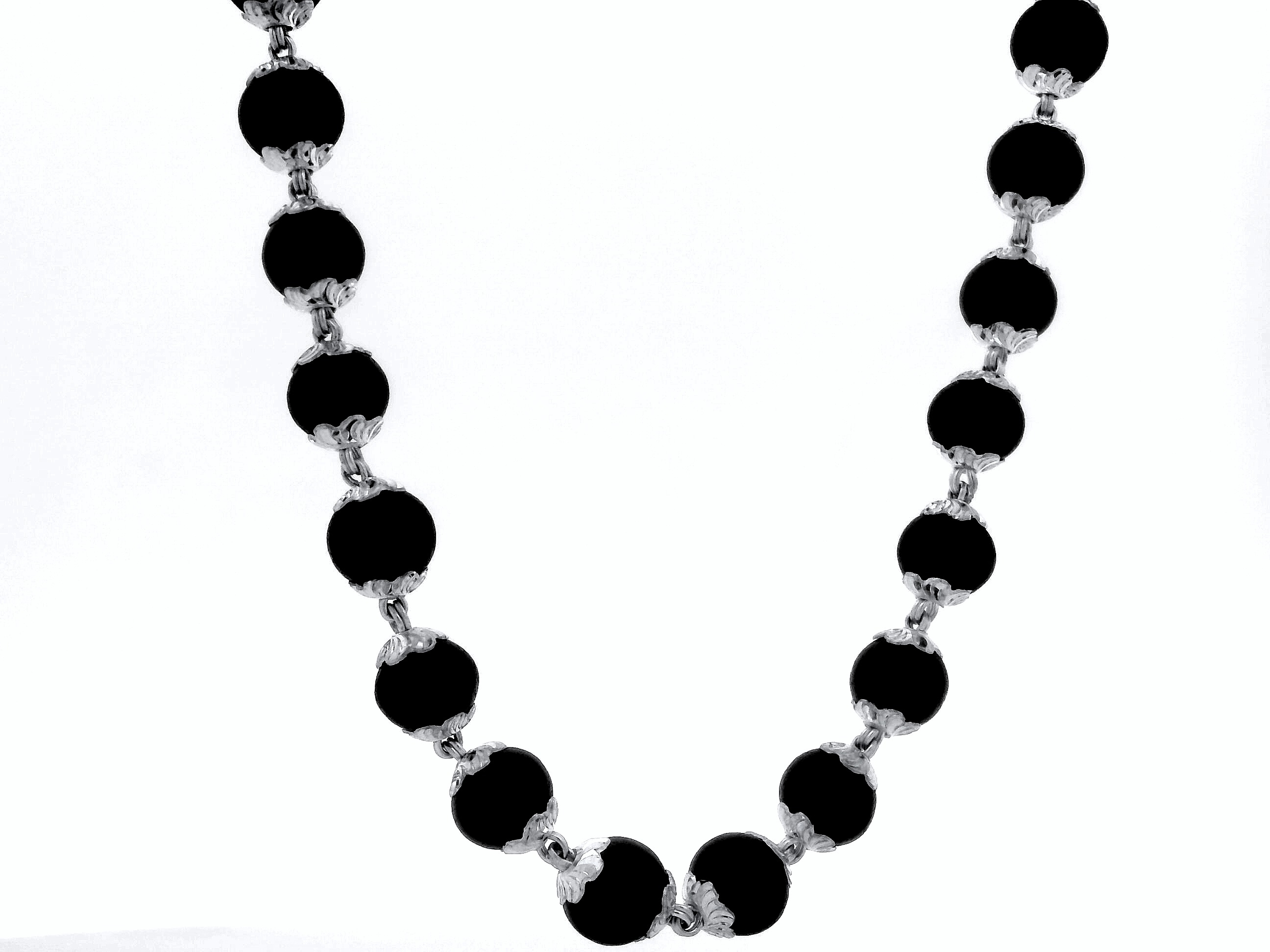 KARUNGALI MALA 925 C CUT TOPRI (7-8MM)